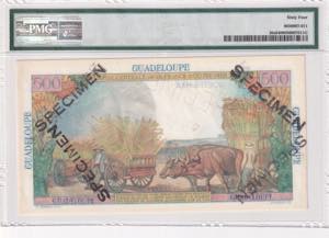Guadeloupe, 500 Francs, 1947/1949, UNC, ... 