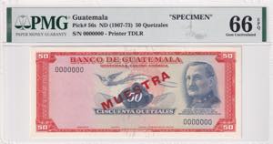 Guatemala, 50 Quetzales, ... 