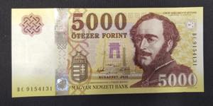 Hungary, 5.000 Forint, ... 