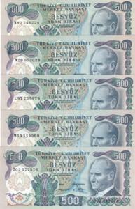 (Total 5 banknotes), In ... 