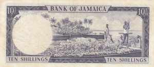 Queen Elizabeth II. Potrait, Bank of Jamaica 