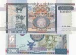 Burundi, 1000 Francs and ... 
