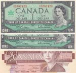 Canada, 2 Dollars ve 1 ... 