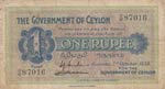 Ceylon, 1 Rupee, 1939, ... 