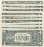 Unıted States of America, 1 Dollar (9), ... 