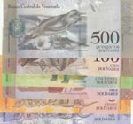 Venezuela, 6 Piececs UNC Banknotes