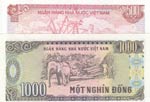 Vietnam, 500 Dong and 1000 Dong, 1988, UNC, ... 