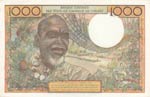 West African States, 1000 Francs, 1959-1965, ... 