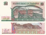 Zimbabve, 5 Dollars and 10 Dollars, 1997, ... 