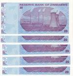 Zimbabwe, 20 Dollars, 2009, UNC, p95, ( ... 