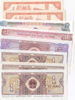 Mix Lot, 9 Pieces UNC Banknotes