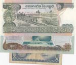 Mix Lot, 3 different country banknotes, VF / ... 