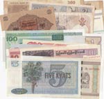 Mix Lot, 17 FINE and UNC banknotes
