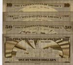 Souvenir Gold View Series, Total 4 Banknotes