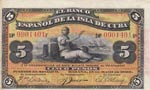 Cuba, 5 Peso, 1896, VF ... 