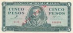 Cuba, 5 Pesos, 1961, ... 