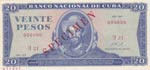 Cuba, 20 Pesos, 1971, ... 