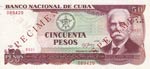 Cuba, 50 Pesos, 1990, ... 