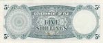 Fiji, 5 Shillings, 1965, UNC,p51e 