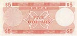 Fiji, 5 Dollars, 1974, AUNC, p73c