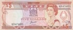 Fiji, 5 Dollars, 1989, ... 