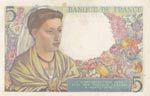 France, 5 Francs, 1947, AUNC, p98b