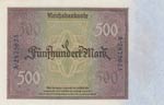 Germany, 500 Mark, 1922, UNC, p73