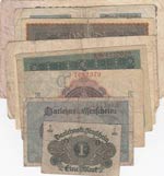 Germany, 1 Mark (1920), 5 Mark (1917), 20 ... 