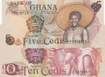 Ghana, 5 Cedis and 10 ... 