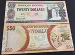 Guyana, 20 Dollars and ... 