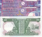 Hong Kong, 10 Dollars, 1992/ 2002/ 2012, ... 