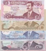 Iraq, 50 Dinar, 100 ... 