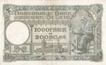 Belgium, 1000 Francs or 200 Belgas, 1938, XF ... 