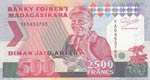 Madagascar, 2500 Francs ... 