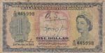 Malaya, 1 Dollar, 1953, ... 