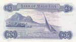 Mauritius, 5 Rupees, 1967, AUNC, p30b