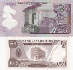 Mauritius, 5 Rupees and 25 Rupees, 1985/ ... 