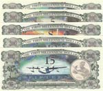 New Zealand (Chatham Islands), 5 Pieces UNC ... 