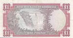 Rhodesia, 1 Pound, 1968, VF / XF, p28d