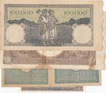 Romania, 5 Pieces Mixing Condition Banknotes