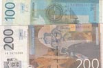 Serbia, 100 and 200 Dinara, 2012-2013, ... 