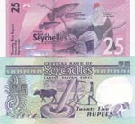 Seychelles, 25 Rupees and 25 Rupees, 1989/ ... 