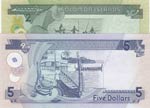 Solomon Islands, 2 Dollars and 5 Dollars, ... 