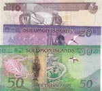 Solomon Islands, 10 Dollars, 20 Dollars and ... 