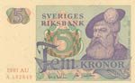 Sweden, 5 Kroner, 1981, ... 