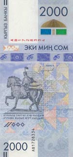 Kyrgyzstan, 2.000 Som, ... 