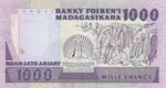 Madagascar, 1.000 Francs (200 Ariary), ... 
