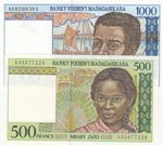 Madagascar, 500 Francs ... 