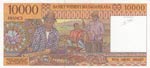 Madagascar, 10.000 Francs (2.000 Ariary), ... 