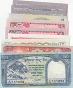 Nepal, 1 Re (3), 2 Rupees, 5 Rupees (3), 10 ... 